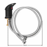 ActiveShop Black Backwash Unit Mixer Tap - dimensions and measurements shown