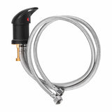 ActiveShop Black Backwash Unit Mixer Tap - chrome basin fitting on a white background