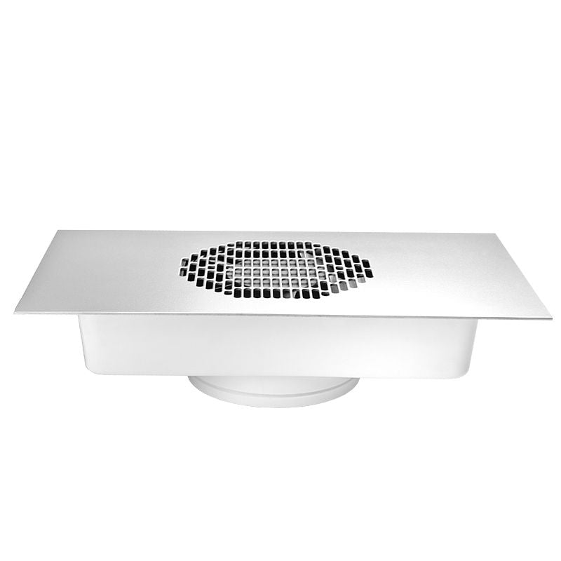 ActiveShop Built-In Silver Dust Collector - main unit with included components on a white background
