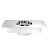 ActiveShop Built-In Silver Dust Collector - main unit with included components on a white background
