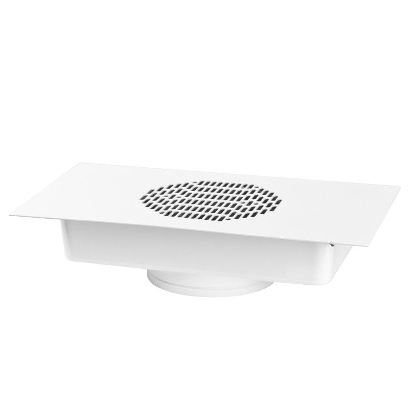 ActiveShop Built-in White Dust Collector - complete device isolated on a white background
