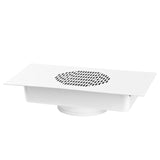 ActiveShop Built-in White Dust Collector - complete device isolated on a white background