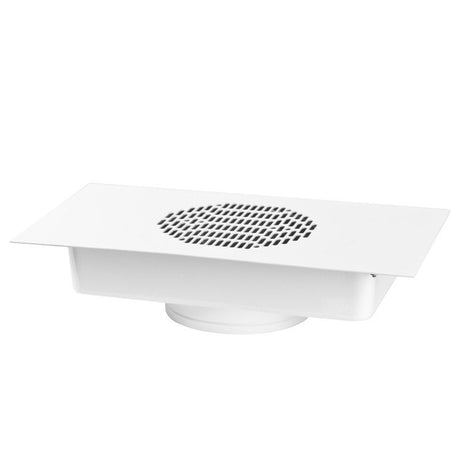ActiveShop Built-in White Dust Collector - complete device isolated on a white background