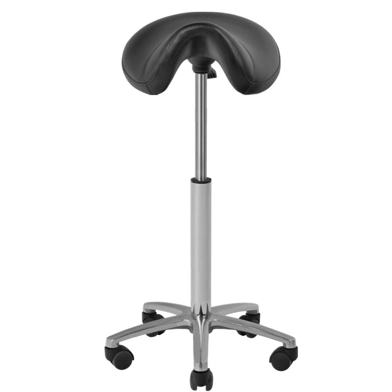 ActiveShop Cosmetic-Barber Stool 001B High Black - full product view on a white background