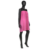 ActiveShop Cotton Wrap Towel Robe For Beauty Treatments Pink - isolated on a white background