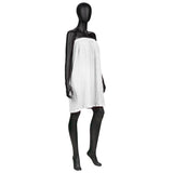 ActiveShop Cotton Wrap Towel Robe For Beauty Treatments White - isolated on a white background