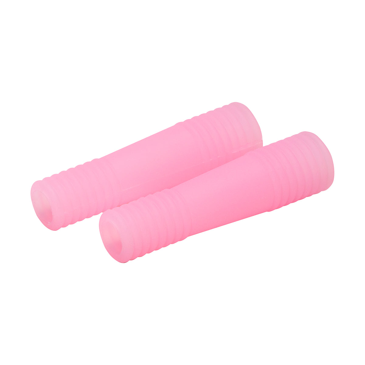 ActiveShop Cuticle Nippers Silicone Cover Pink - stainless-steel nippers with the cutting jaws visible on a white background