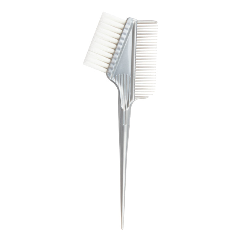ActiveShop D-08 Hair Colouring Brush With Comb Silver - isolated on a white background
