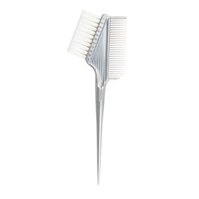 ActiveShop D-08 Hair Colouring Brush With Comb Silver - isolated on a white background