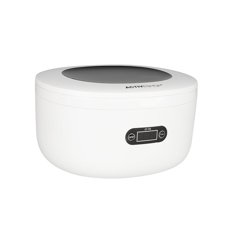 ActiveShop Denson F6-B 750ml Ultrasonic Cleaner - device housing and functional components shown on a white background