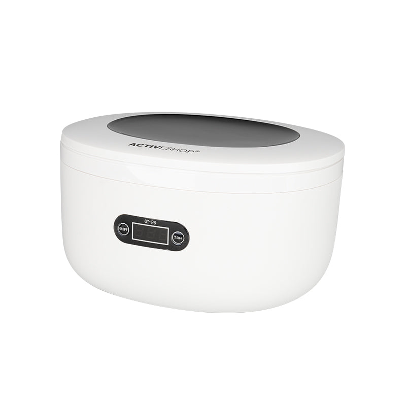 ActiveShop Denson F6-B 750ml Ultrasonic Cleaner - device housing and functional components shown on a white background