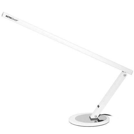 ActiveShop Desk Led Lamp Slim White - LED task lamp showing its adjustable construction and controls