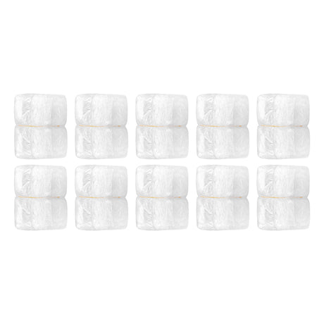 ActiveShop Disposable Highlighting Caps 100 pcs - arranged with the included components on a white background