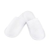 ActiveShop Disposable Terry Slippers White - isolated on a white background