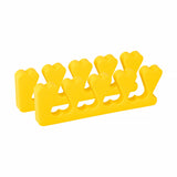 ActiveShop Disposable Toe Separators Yellow - 10 Pack - isolated on a white background