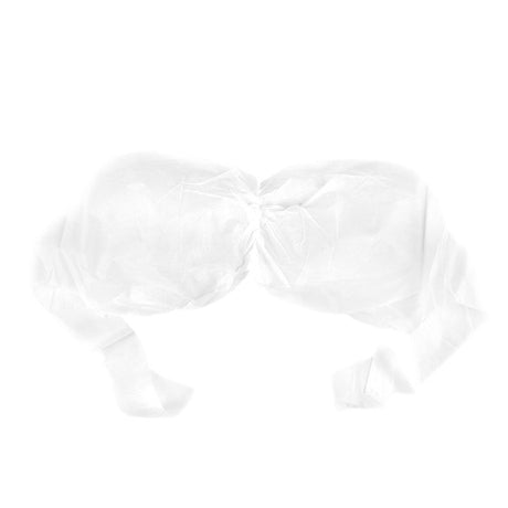ActiveShop Disposable White Bra 10 pcs - isolated on a white background