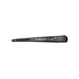 ActiveShop E-15 Carbon Hair Sectioning Clips 11.5cm Black - 10 Pack - isolated on a white background