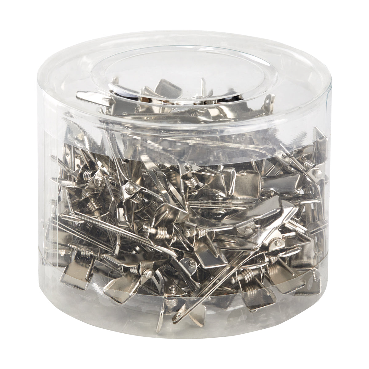 ActiveShop E-19 Metal Hair Clips 9cm - 80 Pack - isolated on a white background