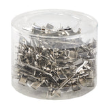 ActiveShop E-19 Metal Hair Clips 9cm - 80 Pack - isolated on a white background