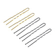 ActiveShop E-56 Hairpins 200 pcs Assorted Colours - arranged with the included components on a white background