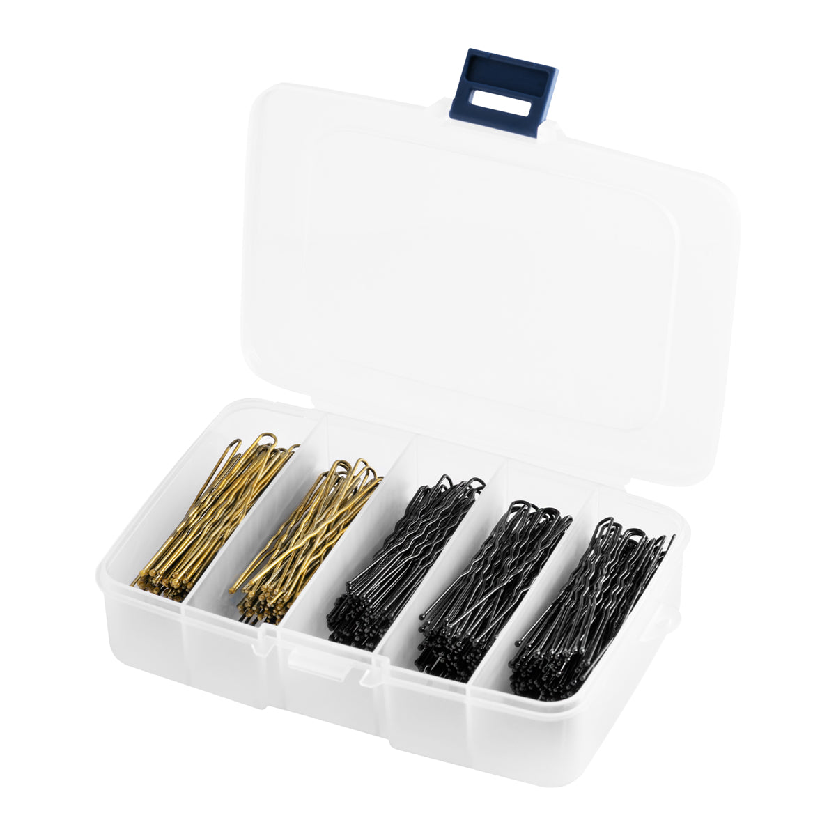 ActiveShop E-56 Hairpins 200 pcs Assorted Colours - isolated on a white background