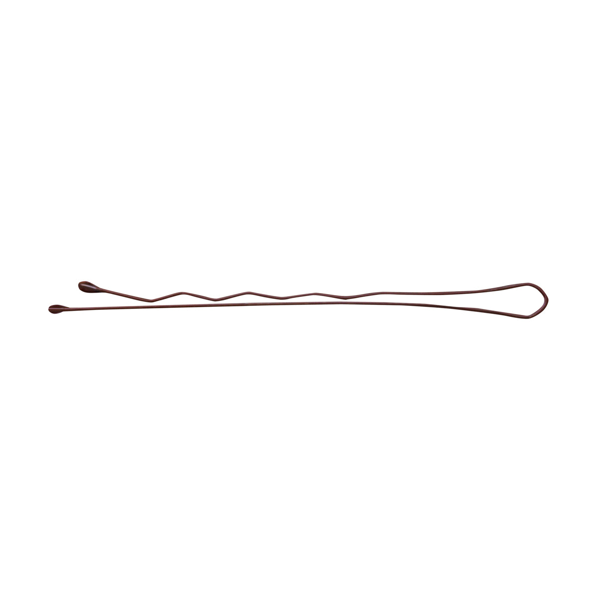 ActiveShop E-58 Copper Hairpins 120 pcs 5.6cm - arranged with the included components on a white background