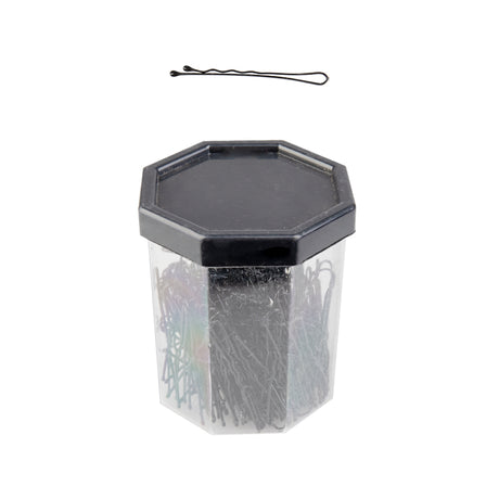ActiveShop E-62 Black Hairpins 4.9cm - 150 Pack - isolated on a white background