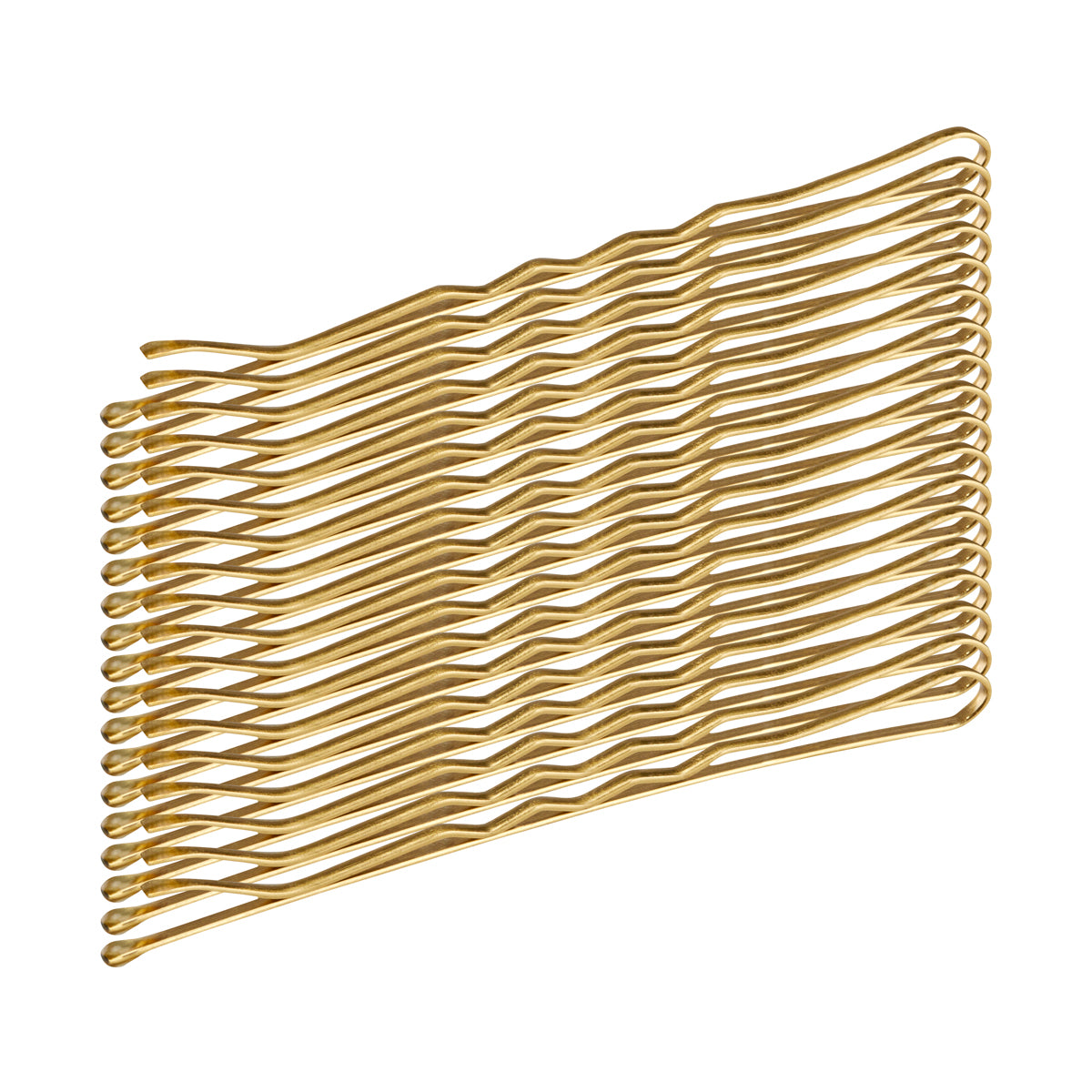 ActiveShop E-64 Hairpins 6cm Gold & Brown - 50 Pack - isolated on a white background