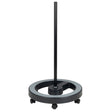 ActiveShop Elegante Black Lamp Tripod - full product view at an angle on a white background