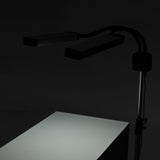 ActiveShop Eyelashes & Makeup LED Lamp Polluks II Black & Silver MSP-lD01 - LED treatment lamp with adjustable light arms on a white background