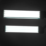 ActiveShop Eyelashes & Makeup LED Lamp Polluks II Black & Silver MSP-lD01 - LED treatment lamp with adjustable light arms on a white background
