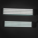 ActiveShop Eyelashes & Makeup LED Lamp Polluks II Black & Silver MSP-lD01 - LED treatment lamp with adjustable light arms on a white background