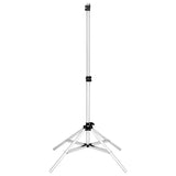 ActiveShop Eyelashes & Makeup LED Lamp Polluks II Black & Silver MSP-lD01 - LED treatment lamp with adjustable light arms on a white background