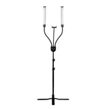 ActiveShop Eyelashes & Makeup LED Lamp Polluks IV Black MSP-MJ-02 - LED treatment lamp with adjustable light arms on a white background