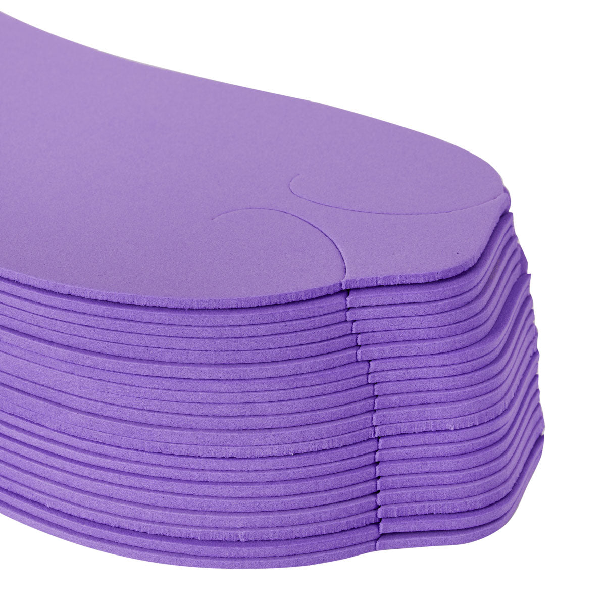 ActiveShop Foam Toe Separators - 10 Pairs Assorted Colours - displayed in a styled studio photograph