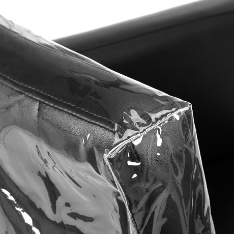 ActiveShop Foil Backrest Cover for Hairdressing Chair - close-up of the upholstery and construction details