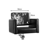 ActiveShop Foil Backrest Cover for Hairdressing Chair - dimensions and measurements shown