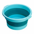 ActiveShop Foldable Pedicure Bowl Blue - pedicure bowl shown from above on a white background