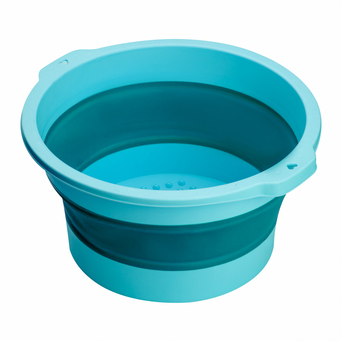 ActiveShop Foldable Pedicure Bowl Blue - pedicure bowl shown from above on a white background