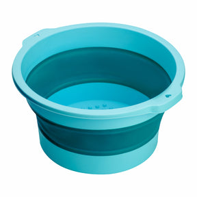 ActiveShop Foldable Pedicure Bowl Blue - pedicure bowl shown from above on a white background