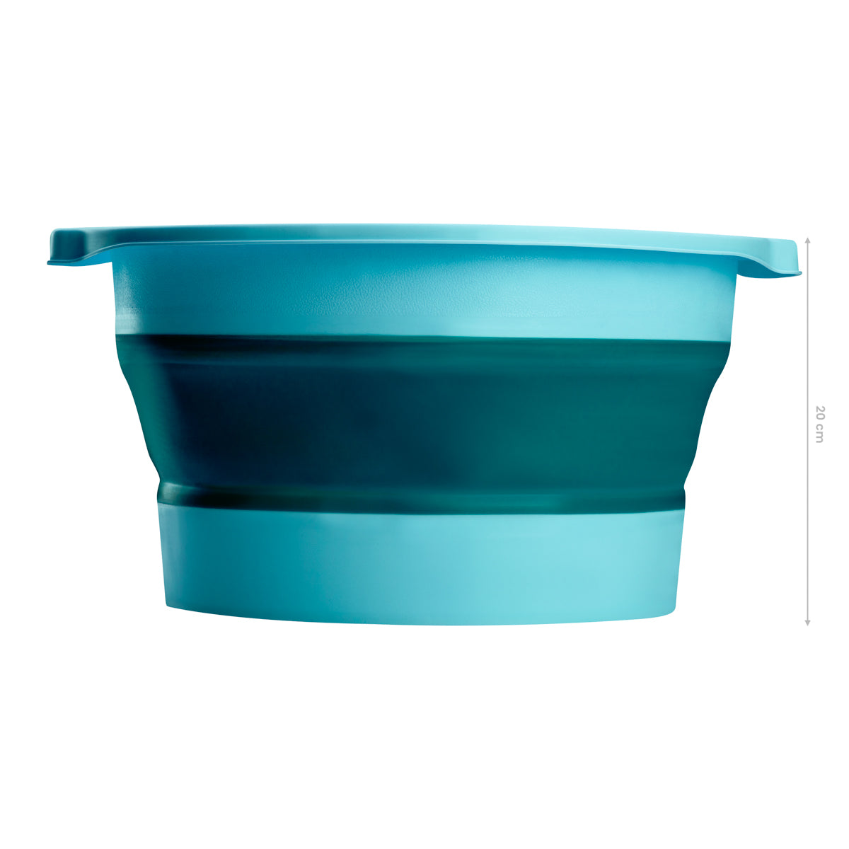ActiveShop Foldable Pedicure Bowl Blue - pedicure bowl shown from above on a white background