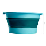 ActiveShop Foldable Pedicure Bowl Blue - pedicure bowl shown from above on a white background