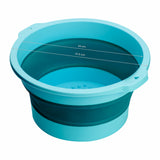 ActiveShop Foldable Pedicure Bowl Blue - pedicure bowl shown from above on a white background