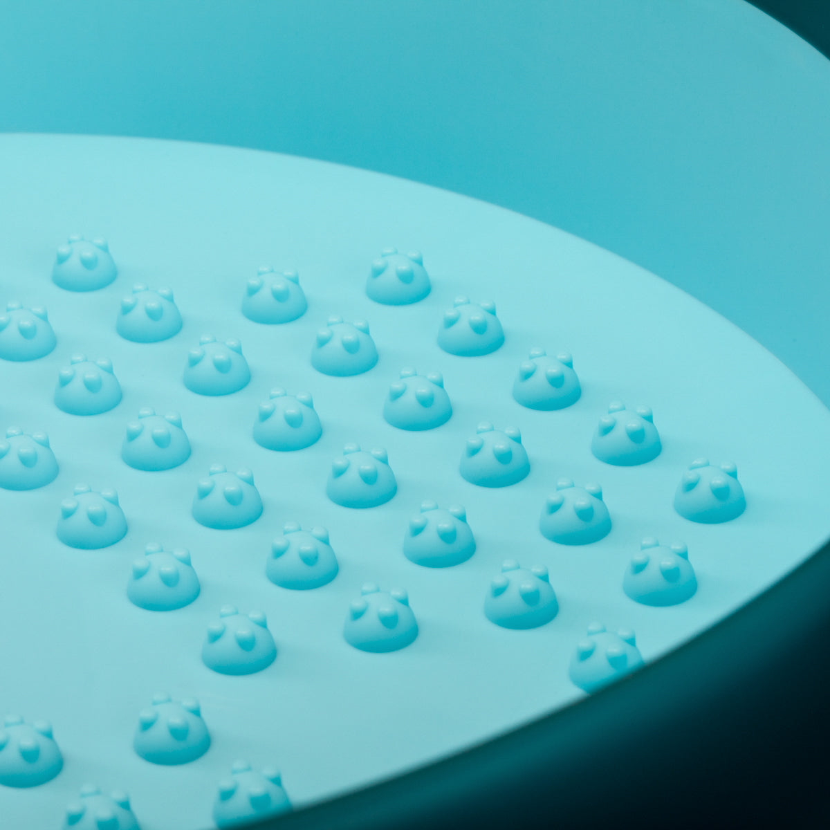 ActiveShop Foldable Pedicure Bowl Blue - pedicure bowl shown from above on a white background