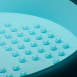 ActiveShop Foldable Pedicure Bowl Blue - pedicure bowl shown from above on a white background