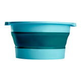 ActiveShop Foldable Pedicure Bowl Blue - pedicure bowl shown from above on a white background