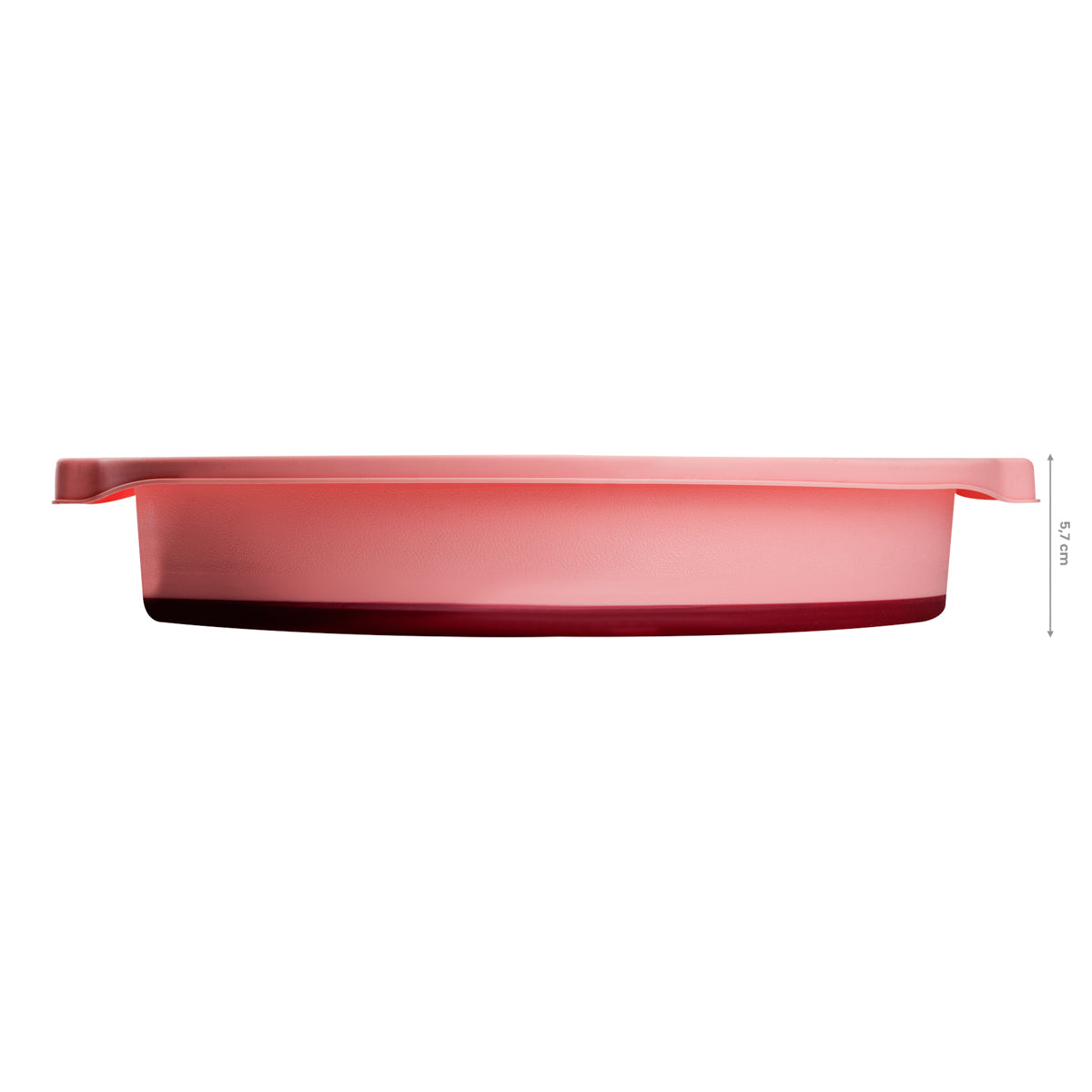 ActiveShop Foldable Pedicure Bowl Pink - pedicure bowl shown from above with measurements overlaid