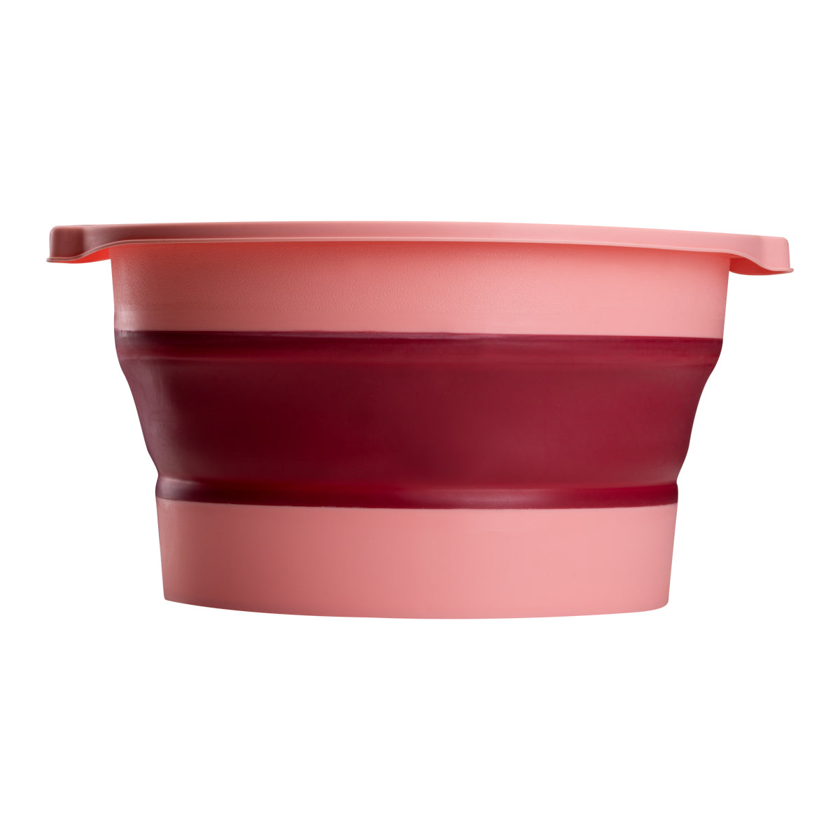ActiveShop Foldable Pedicure Bowl Pink - pedicure bowl shown from above on a white background