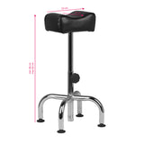 ActiveShop Footrest for Pedicure AM-5012C Black - full product view on a white background