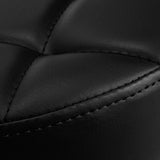 ActiveShop H13 Beauty Stool Black - close-up of the upholstery and construction details